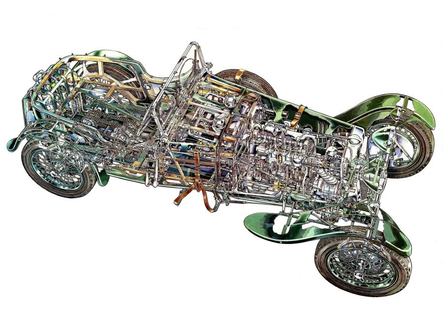 Схема Frazer Nash Shelsley 1934 года  (фото 1 из 1)
